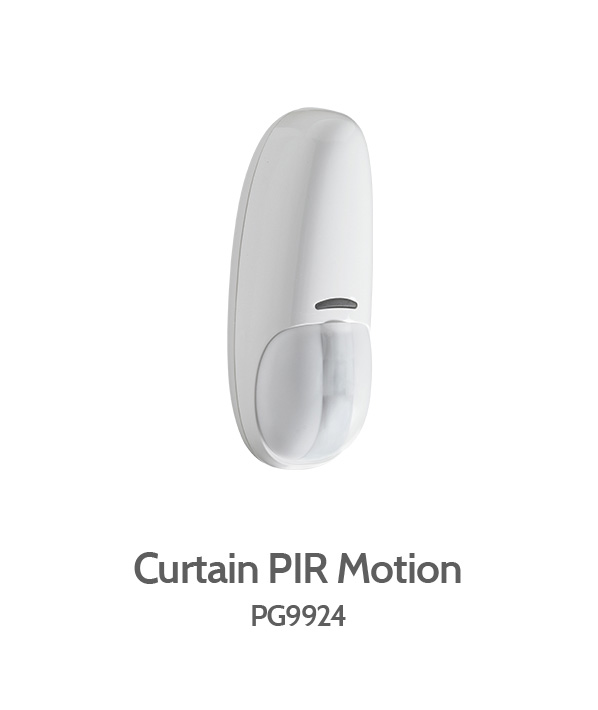 PowerG Curtain PIR Motion Detector