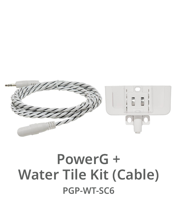 PowerG+ Water Tile Wall Mount + 6 ft Sensor Cable